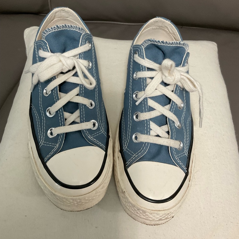Converse Chuck Taylor Blue Low Top Sneakers